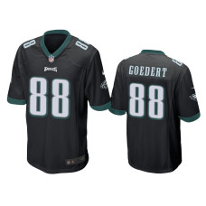 Men Philadelphia Eagles #88 Black Dallas Goedert Nike Game Jersey