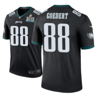 Men Philadelphia Eagles #88 Dallas Goedert Black Nike legend color rush Jersey