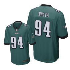 Men Philadelphia Eagles #94 Green Haloti Ngata Nike Game Jersey