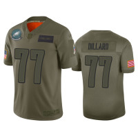 Men Philadelphia Eagles #77 Andre Dillard Camo 2019 Salute to Service Limited Jersey