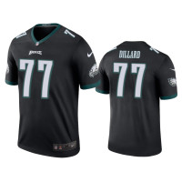 Men Philadelphia Eagles #77 Andre Dillard Black NFL Draft Color Rush Legend Jersey