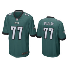 Men Philadelphia Eagles #77 Andre Dillard Green NFL Draft Game Jersey