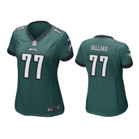 Men Philadelphia Eagles #77 Andre Dillard Green NFL Draft Game Jersey