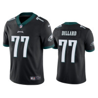 Men Philadelphia Eagles #77 Andre Dillard Black NFL Draft Vapor Limited Jersey