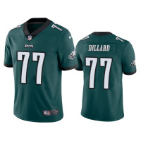 Men Philadelphia Eagles #77 Andre Dillard Green NFL Draft Vapor Limited Jersey