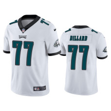 Men Philadelphia Eagles #77 Andre Dillard White NFL Draft Vapor Limited Jersey