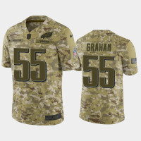 Men Philadelphia Eagles #55 Brandon Graham Nike Salute to Service Limited Jersey - Camo