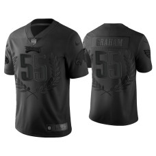 Men Philadelphia Eagles #55 Brandon Graham Black Vapor Limited Platinum Jersey