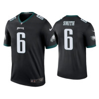 Men Philadelphia Eagles #6 DeVonta Smith Black Legend Jersey