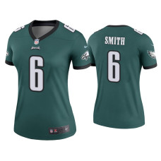 Women Philadelphia Eagles #6 DeVonta Smith Green Legend Jersey