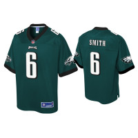 Men Philadelphia Eagles #6 DeVonta Smith Green Pro Line Jersey