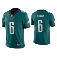 Men Philadelphia Eagles #6 DeVonta Smith Green 2021 NFL Draft Vapor Limited Jersey