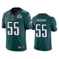 Men Philadelphia Eagles #55 Nike Brandon Graham Men Green Color Rush Limited Jersey