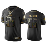 Men Philadelphia Eagles #55 2019 Golden Edition Vapor Untouchable Limited Brandon Graham Black Jersey's