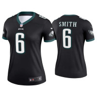 Women Philadelphia Eagles #6 DeVonta Smith Black Legend Jersey