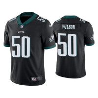 Men Philadelphia Eagles #50 Eric Wilson Vapor Limited Black Jersey