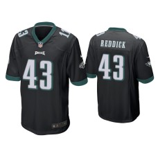 Men Philadelphia Eagles #43 Haason Reddick Black Game Jersey