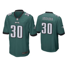 Men Philadelphia Eagles #30 JaCoby Stevens Green Game Jersey