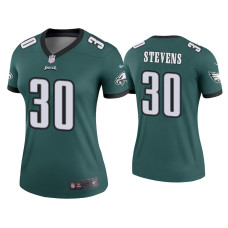 Women Philadelphia Eagles #30 JaCoby Stevens Green Legend Jersey