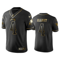 Men Philadelphia Eagles #4 2019 Golden Edition Vapor Untouchable Limited Jake Elliott Black Jersey's