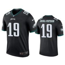 Men Philadelphia Eagles #19 Color Rush Legend JJ Arcega-Whiteside Black Jersey