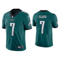 Men Philadelphia Eagles #7 Joe Flacco Vapor Limited Green Jersey