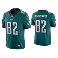 Men Philadelphia Eagles #82 John Hightower Vapor Limited Green Jersey