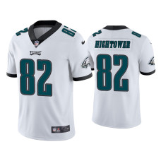 Men Philadelphia Eagles #82 John Hightower Vapor Limited White Jersey