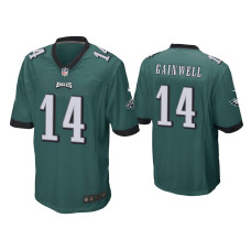 Men Philadelphia Eagles #14 Kenneth Gainwell Green Game Jersey