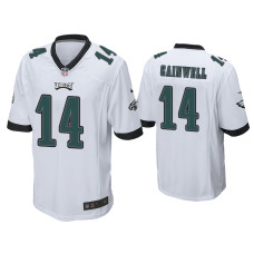 Men Philadelphia Eagles #14 Kenneth Gainwell White Game Jersey