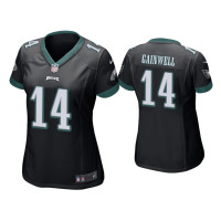 Women Philadelphia Eagles #14 Kenneth Gainwell Black Game Jersey