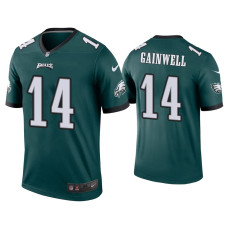 Men Philadelphia Eagles #14 Kenneth Gainwell Green Legend Jersey