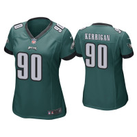 Women Philadelphia Eagles #90 Ryan Kerrigan Green Game Jersey