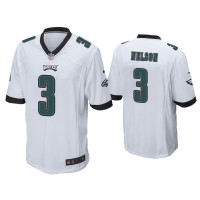 Men Philadelphia Eagles #3 Steven Nelson White Game Jersey