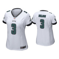 Women Philadelphia Eagles #3 Steven Nelson White Game Jersey