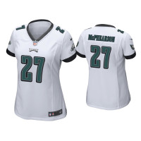 Women Philadelphia Eagles #27 Zech McPhearson White Game Jersey