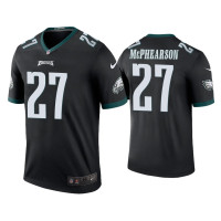 Men Philadelphia Eagles #27 Zech McPhearson Black Legend Jersey