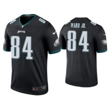 Men Philadelphia Eagles #84 Color Rush Legend Greg Ward Jr. Black Jersey