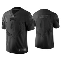 Men Philadelphia Eagles #4 Jake Elliott Black Vapor Limited Platinum Jersey