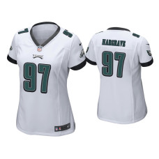 Women Philadelphia Eagles #97 Javon Hargrave White Game Jersey