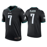 Men Philadelphia Eagles #7 Joe Flacco Black Legend Jersey