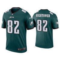 Men Philadelphia Eagles #82 John Hightower Green Legend Jersey