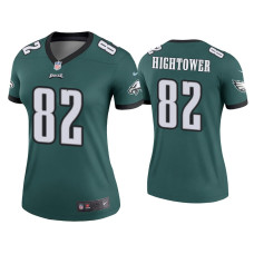 Women Philadelphia Eagles #82 John Hightower Green Legend Jersey