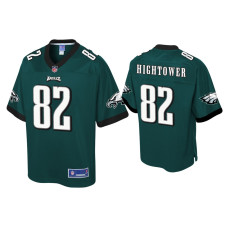 Men Philadelphia Eagles #82 John Hightower Green Pro Line Jersey