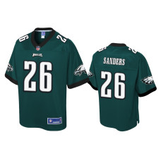 Men Philadelphia Eagles #26 Miles Sanders Green Pro Line Jersey