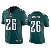 Men Philadelphia Eagles #26 Miles Sanders Green NFL Draft Vapor Limited Jersey