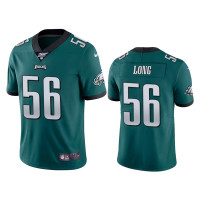 Men Philadelphia Eagles #56 100th Season Chris Long Midnight Green Limited Jersey