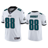 Men Philadelphia Eagles #88 Dallas Goedert 100th Season White Vapor Limited Jersey