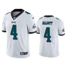 Men Philadelphia Eagles #4 Jake Elliott 100th Season White Vapor Limited Jersey