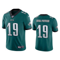 Men Philadelphia Eagles #19 100th Season JJ Arcega-Whiteside Midnight Green Limited Jersey